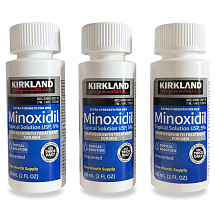 Мииноксидил Кирклонд 5% (Minoxidil Kirkland) для роста волос - 3 флакона