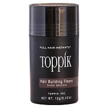 Пудра-загуститель Toppik-стандартный 12 гр - Темно-коричневый