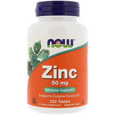 Zinc NOW 50 mg 250 шт