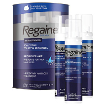 Regaine пена 5% распродажа 3 флакона. Срок годности: 31.10.2018